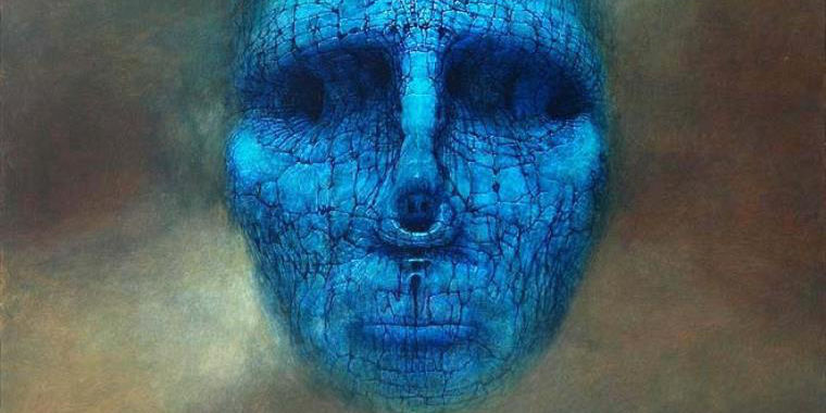 Ужасы в сюрреалистических картинах Здзислава Бексиньского
