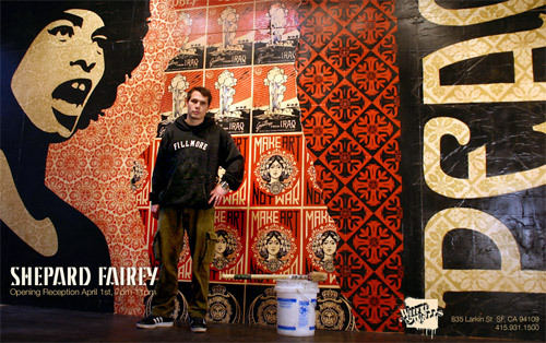 Фейри Шепард - граффити, картины, мировая известность OBEY Shepard Fairey