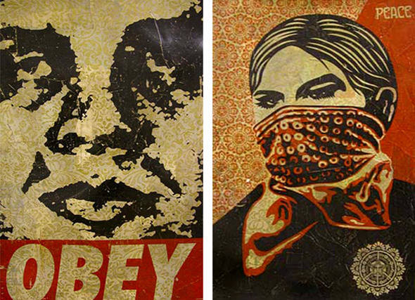 Фейри Шепард - граффити, картины, мировая известность OBEY Shepard Fairey